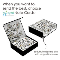 Tiffany Stained Glass Masterworks- Boxed Blank Note Cards – Set of 16 in a Keepsake Gift Box