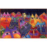 Laurel Burch Fantasticats Oversized Beach Towel - Microfiber, Quick-Dry