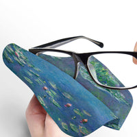 Monet Water Lilies Microfiber Lens Cleaning Cloth – Soft, Non-Abrasive, Art-Inspired
