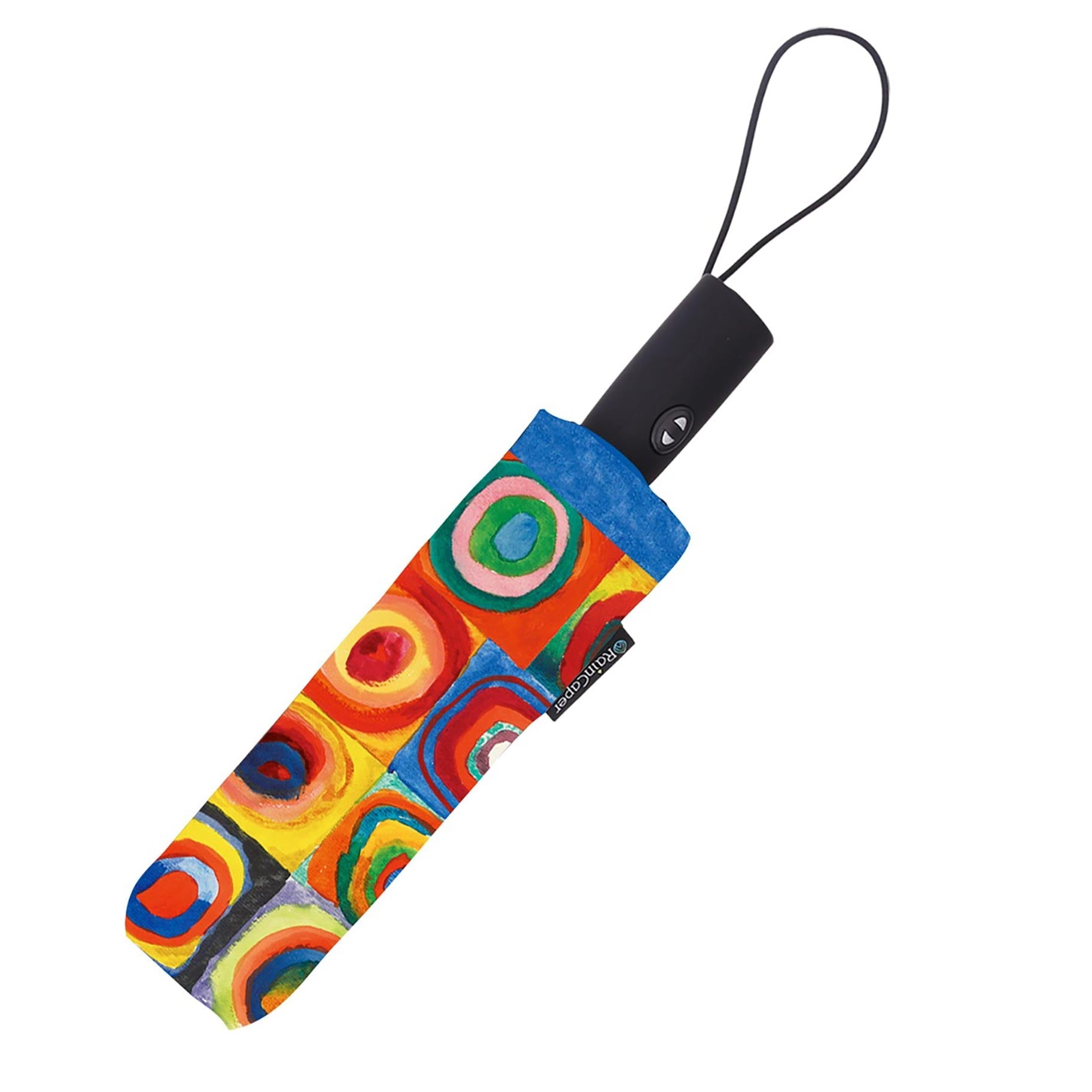 Kandinsky Circles Travel Umbrella – Compact, One-Touch Open & Close