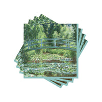 Monet Japanese Footbridge Beverage Cocktail Napkins - Pack of 20