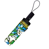 Tiffany Field of Lilies Travel Umbrella – Compact, One-Touch Open & Close