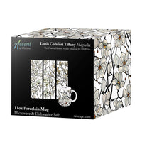 Tiffany Magnolia Fine Art Mug – 11 oz Porcelain Coffee Cup