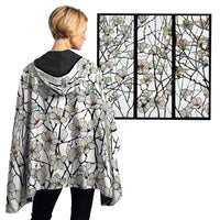 Tiffany Magnolia Womens Rain Cape - Rainproof Breathable Rain Poncho for Women