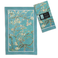 van Gogh Almond Blossom Cotton Tea Towel – Flat Weave, Absorbent