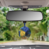 van Gogh Cafe Terrace at Night Porcelain Keepsake Ornament – Flat Ceramic, Gift-Ready