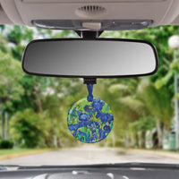 van Gogh Irises Porcelain Keepsake Ornament – Flat Ceramic, Gift-Ready