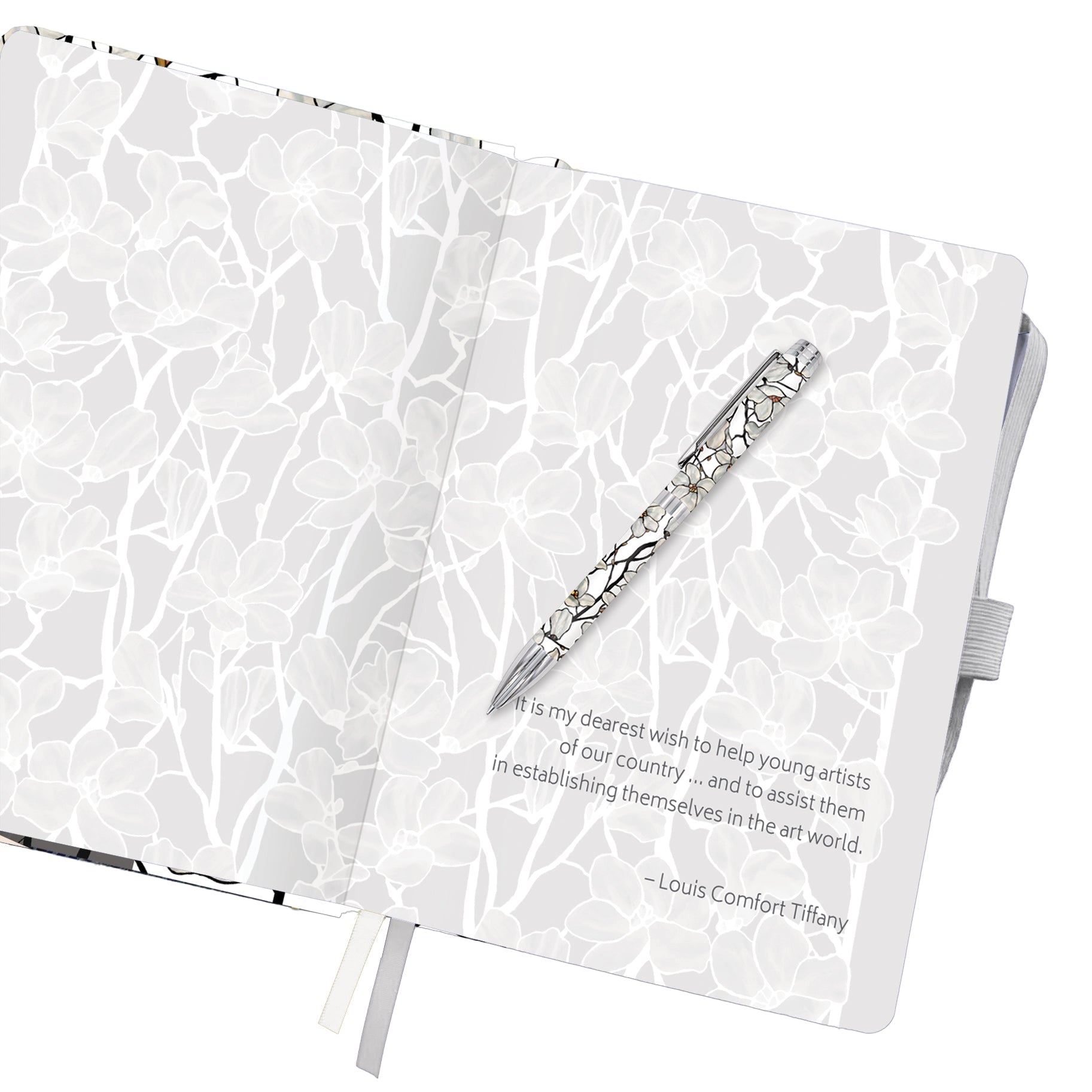 Tiffany Magnolia Fine Art Ballpoint Pen - Gift Boxed