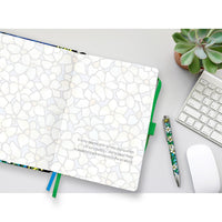 Tiffany Field of Lilies - Dot Grid Journal – Hardcover, Pockets, Ribbon Bookmarks