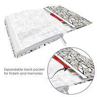 Tiffany Magnolia - Dot Grid Journal – Hardcover, Pockets, Ribbon Bookmarks