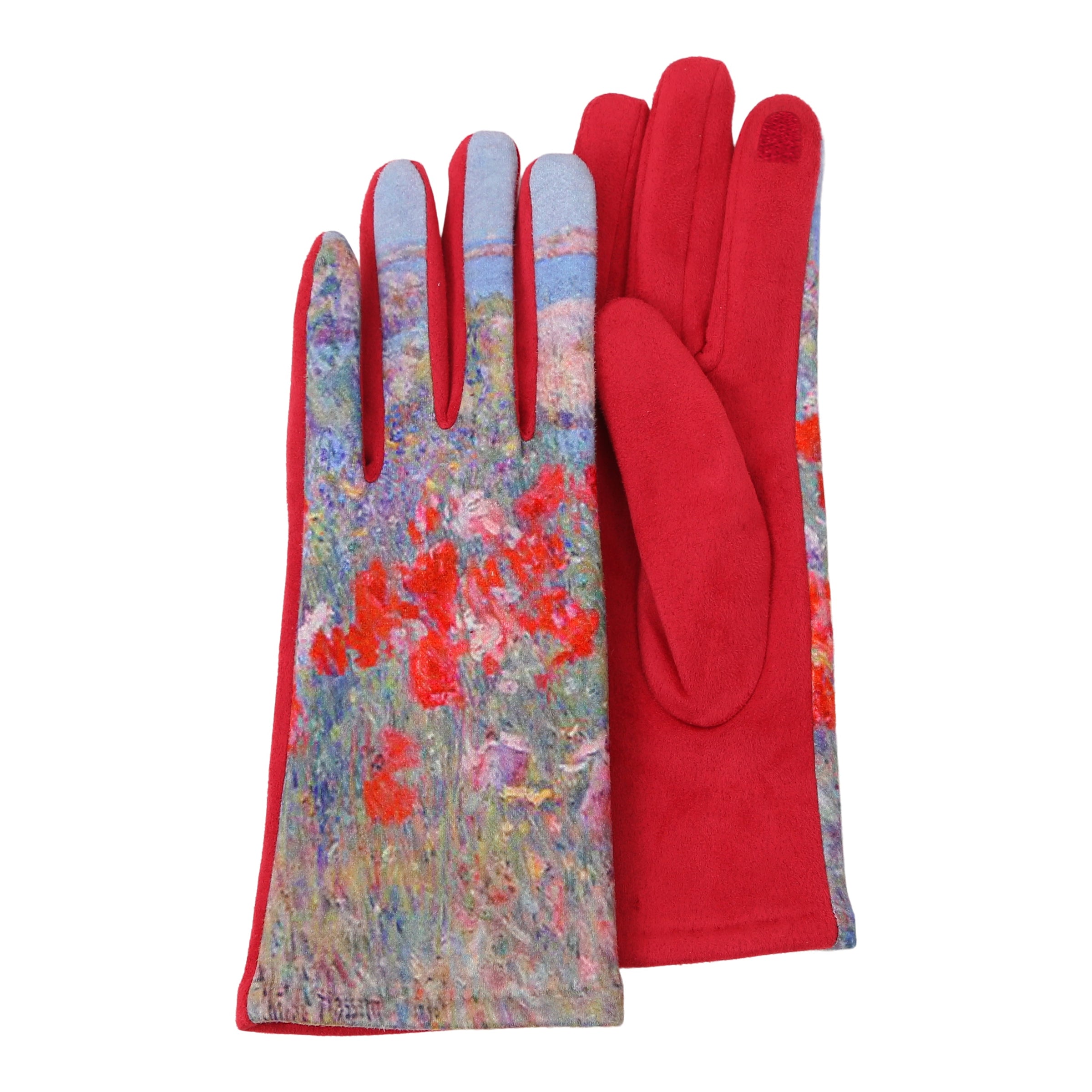 Fine Art Hassam Celia's Garden Isles of Shoals Womens Touch Screen Gloves