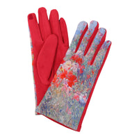 Fine Art Hassam Celia's Garden Isles of Shoals Womens Touch Screen Gloves