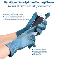 Fine Art Monet Water Lilies Womens Touch Screen Gloves - One Size Fits All