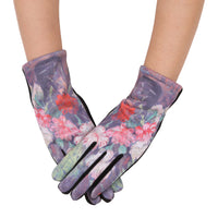 Fine Art van Gogh Carnations Womens Touch Screen Gloves - One Size Fits All