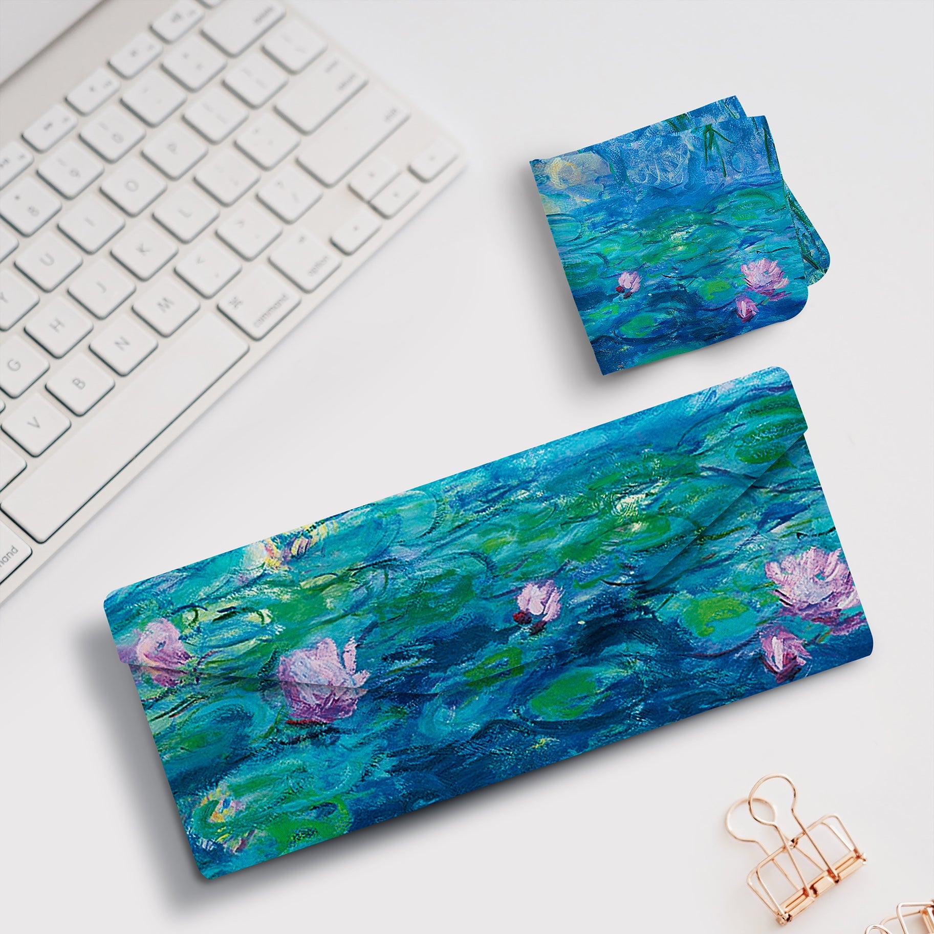 Monet Nympheas Folding Glasses Case – Compact & Protective