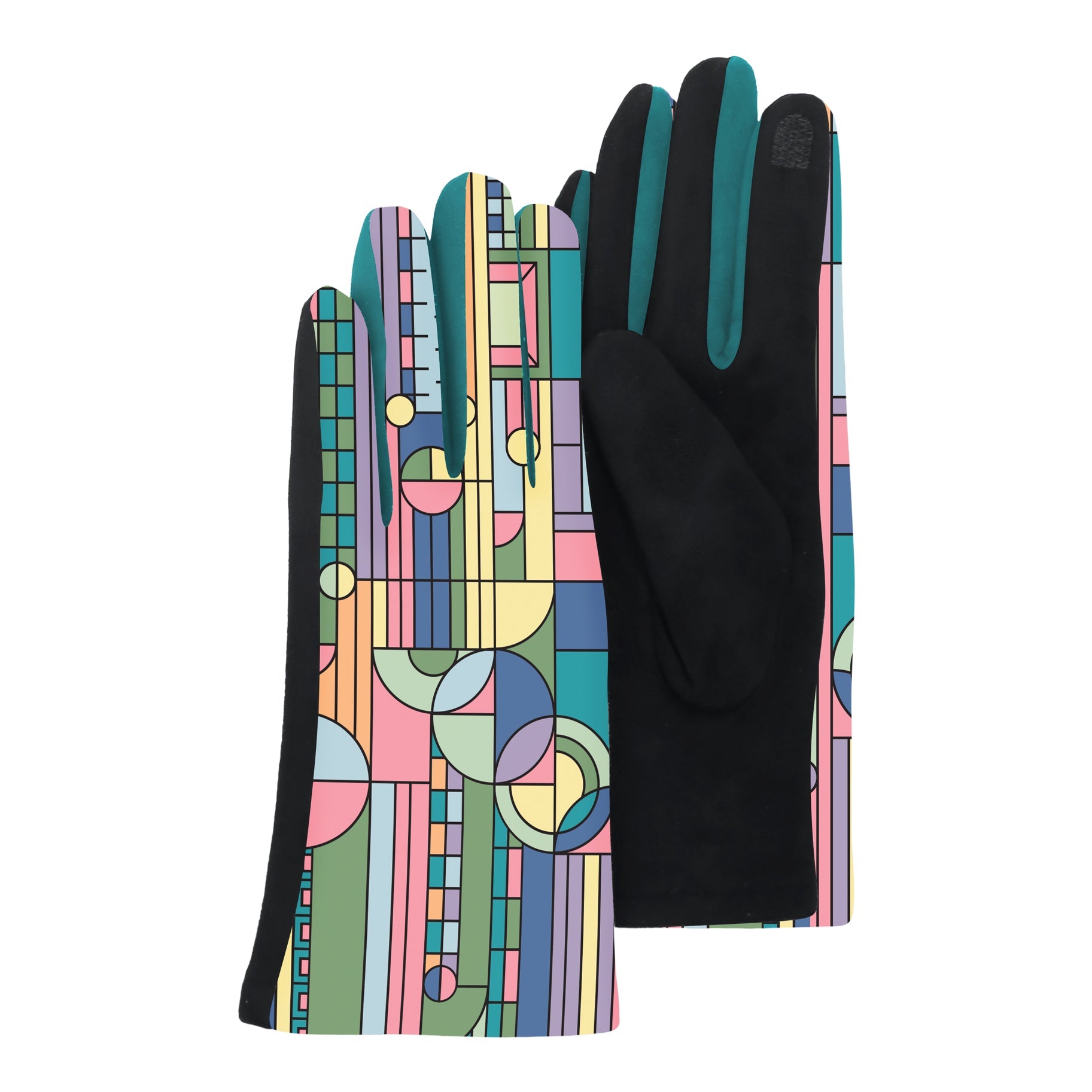 Frank Lloyd Wright Saguaro Forms Womens Touch Screen Gloves - One Size Fits All