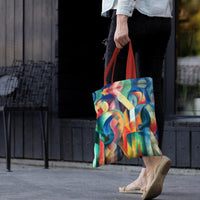 Franz Marc Stables Canvas Magazine Tote – Slim Vertical Tote Bag