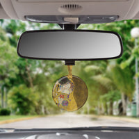 Klimt The Kiss Porcelain Keepsake Ornament – Flat Ceramic, Gift-Ready