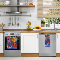 Laurel Burch Fantasticats Cotton Tea Towel – Flat Weave, Absorbent