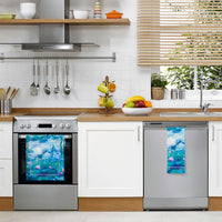 Monet Nympheas Cotton Tea Towel – Flat Weave, Absorbent