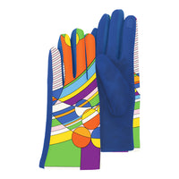 Frank Lloyd Wright March Balloons Womens Touch Screen Gloves - One Size Fits All