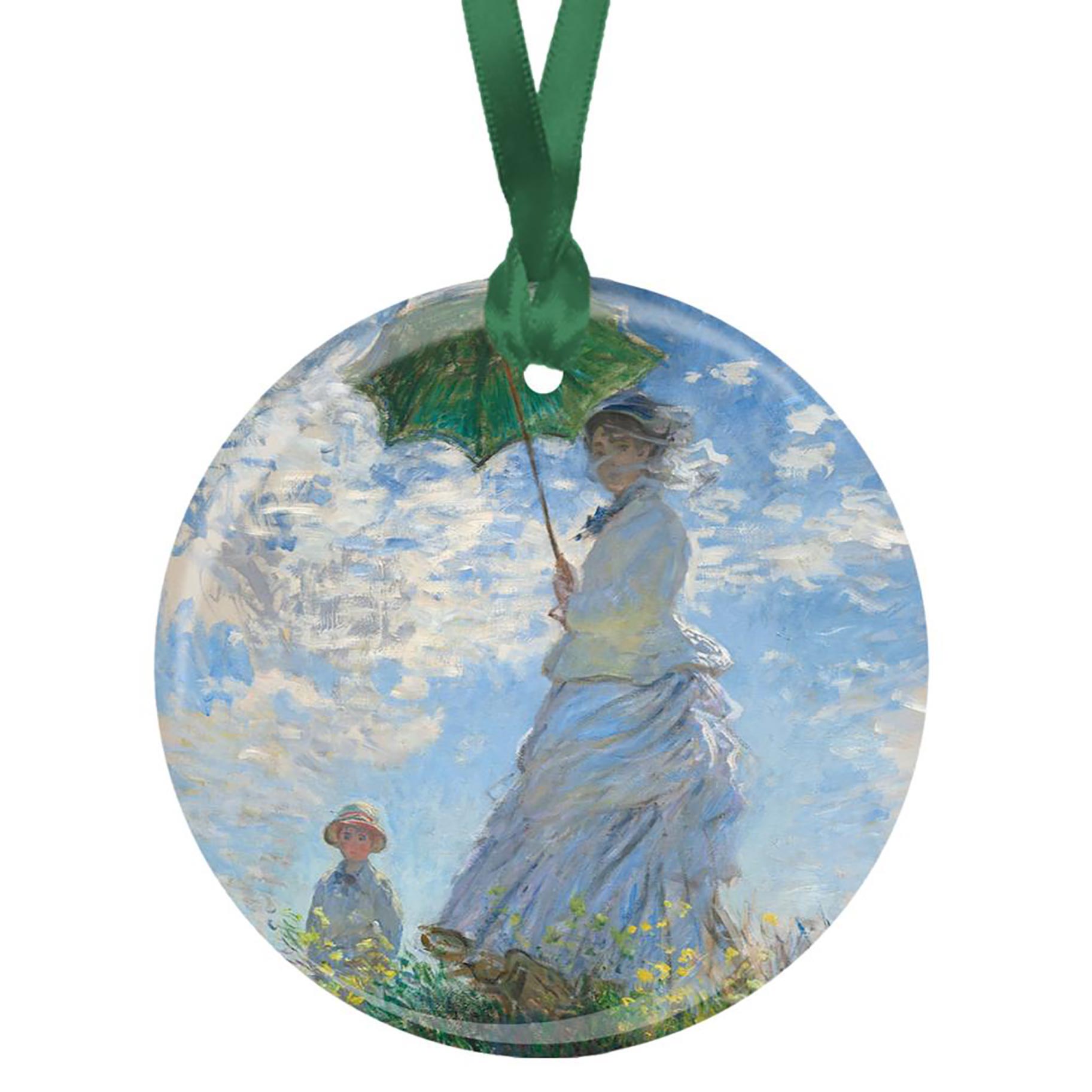 Monet Woman with Parasol Year-round Keepsake Ornament