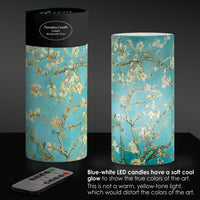 van Gogh Almond Blossom 6"  LED Candle – Battery Operated, Flickering