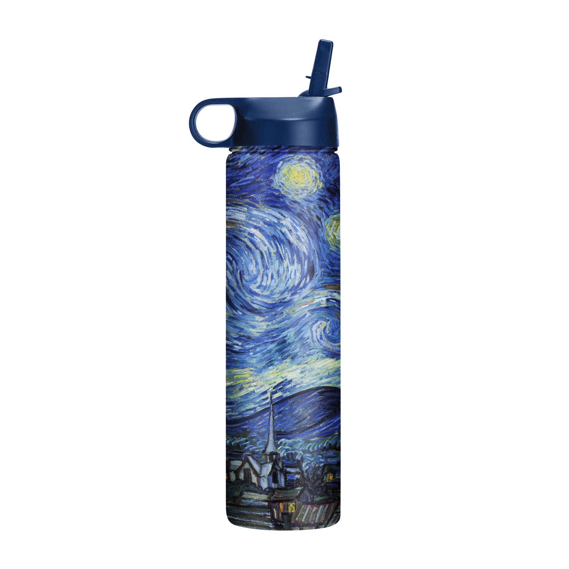 24 oz Water Bottle - van Gogh "Starry Night"