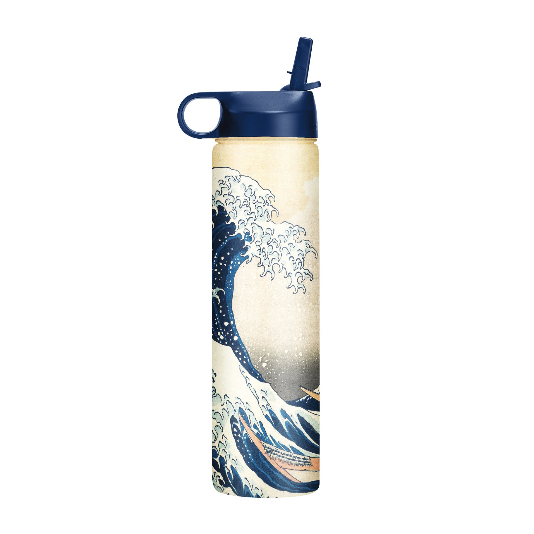 24 oz Water Bottle - Hokusai "The Great Wave"