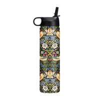 24 oz Water Bottle - William Morris "Strawberry Thief"