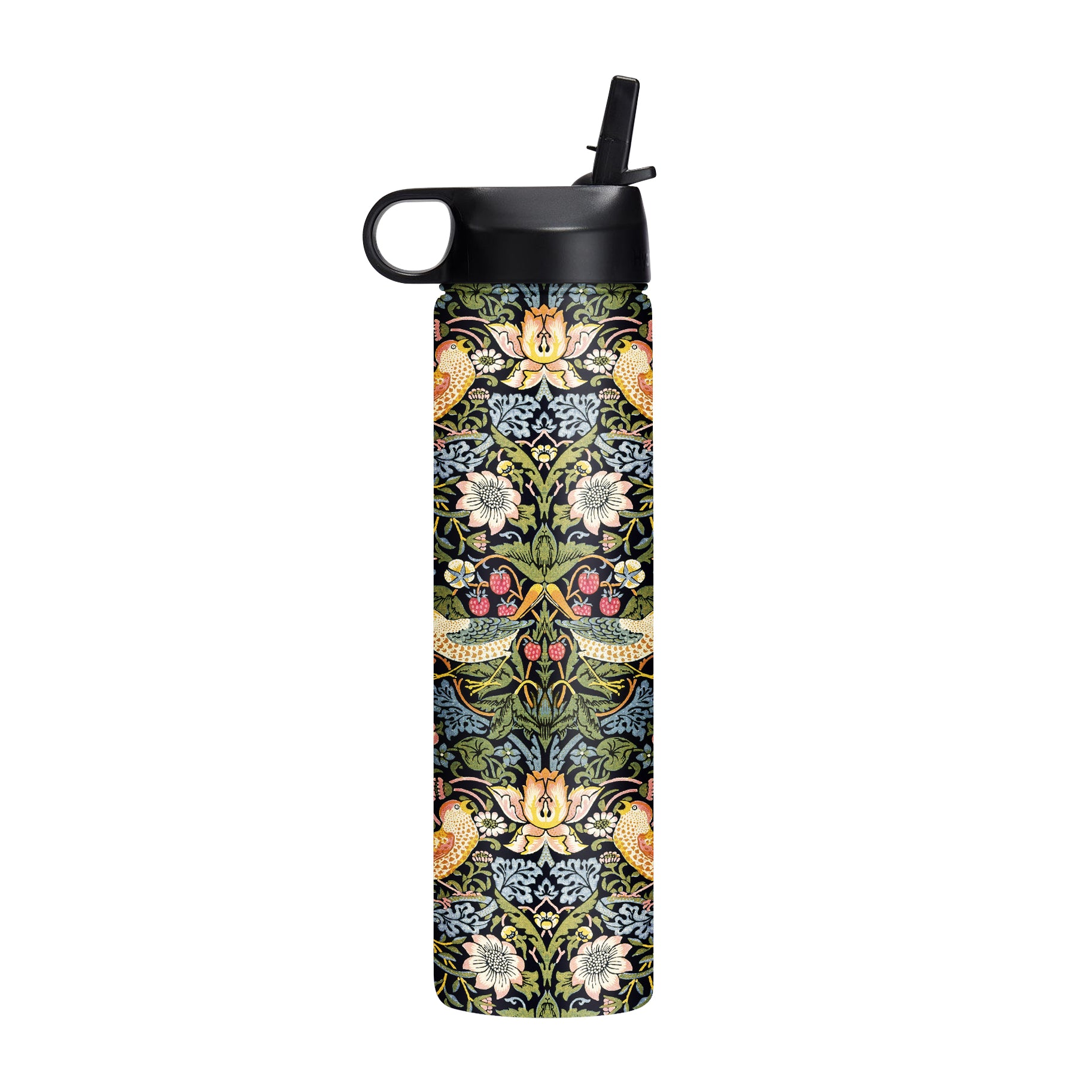 24 oz Water Bottle - William Morris "Strawberry Thief"