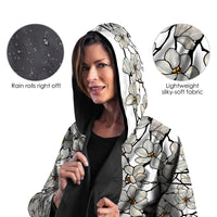 Tiffany Magnolia Womens Rain Cape - Rainproof Breathable Rain Poncho for Women