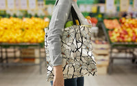 Tiffany Magnolia Canvas Magazine Tote – Slim Vertical Tote Bag