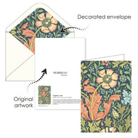 William Morris Favorites - Boxed Blank Note Cards – Set of 16 in a Keepsake Gift Box