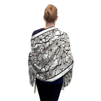 Tiffany Magnolia Silk Blend Shawl – Lightweight Dressy Wrap for Women