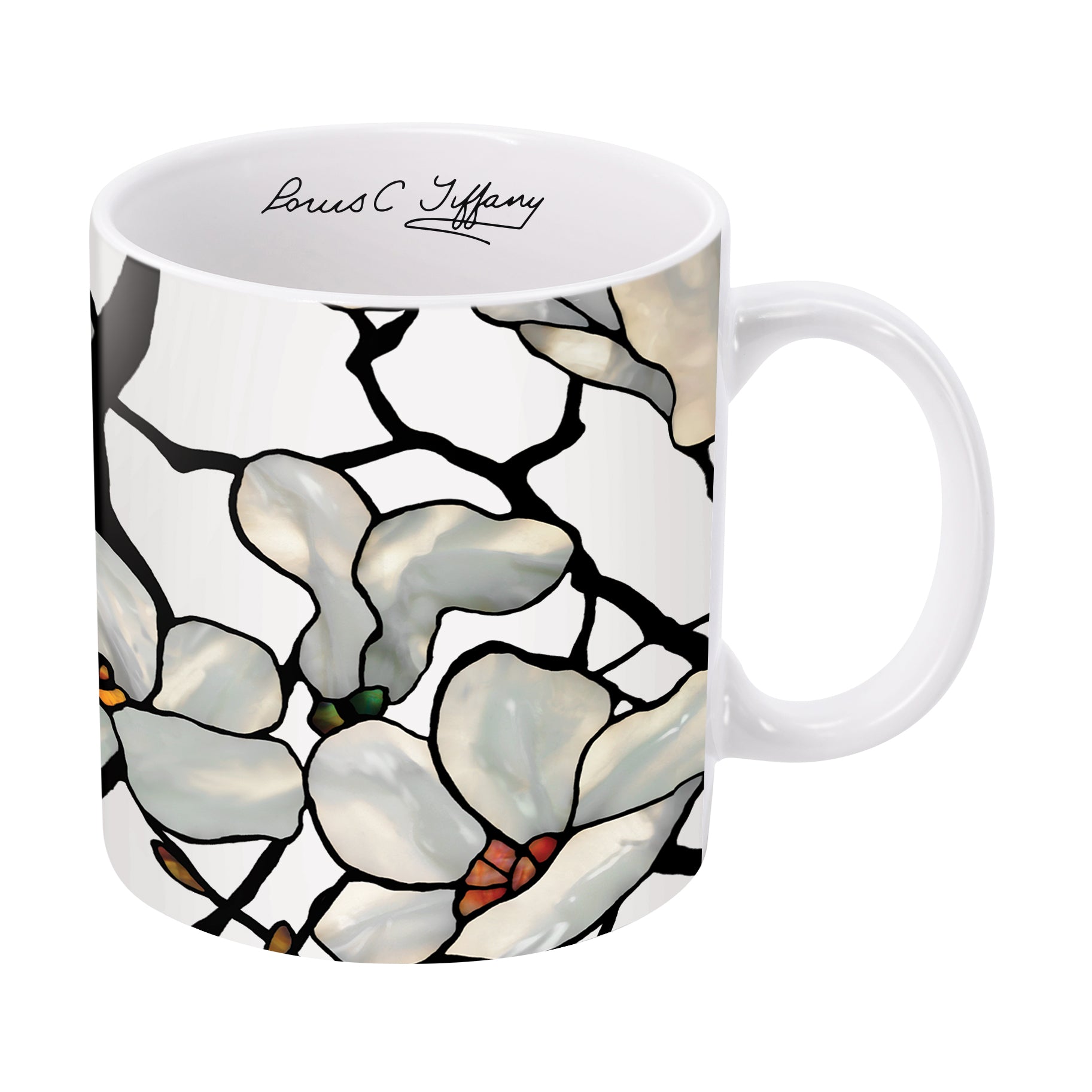 Tiffany "Magnolia" Large Fine Art Mug – 14 oz Ceramic Coffee Cup