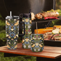 12 oz Stemless Wine Tumbler - William Morris "Strawberry Thief"