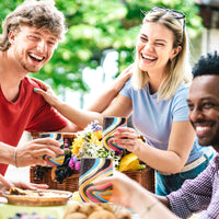 12 oz Stemless Wine Tumbler - EttaVee "Abstract 1"