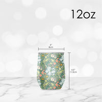 12 oz Stemless Wine Tumbler - William Morris "Golden Lily"