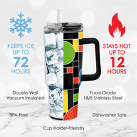 30 oz Tumbler - Frank Lloyd Wright "Coonley Playhouse"