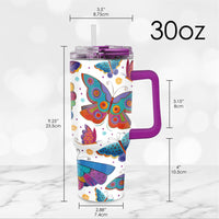 30 oz Tumbler - Laurel Burch "Mariposas"