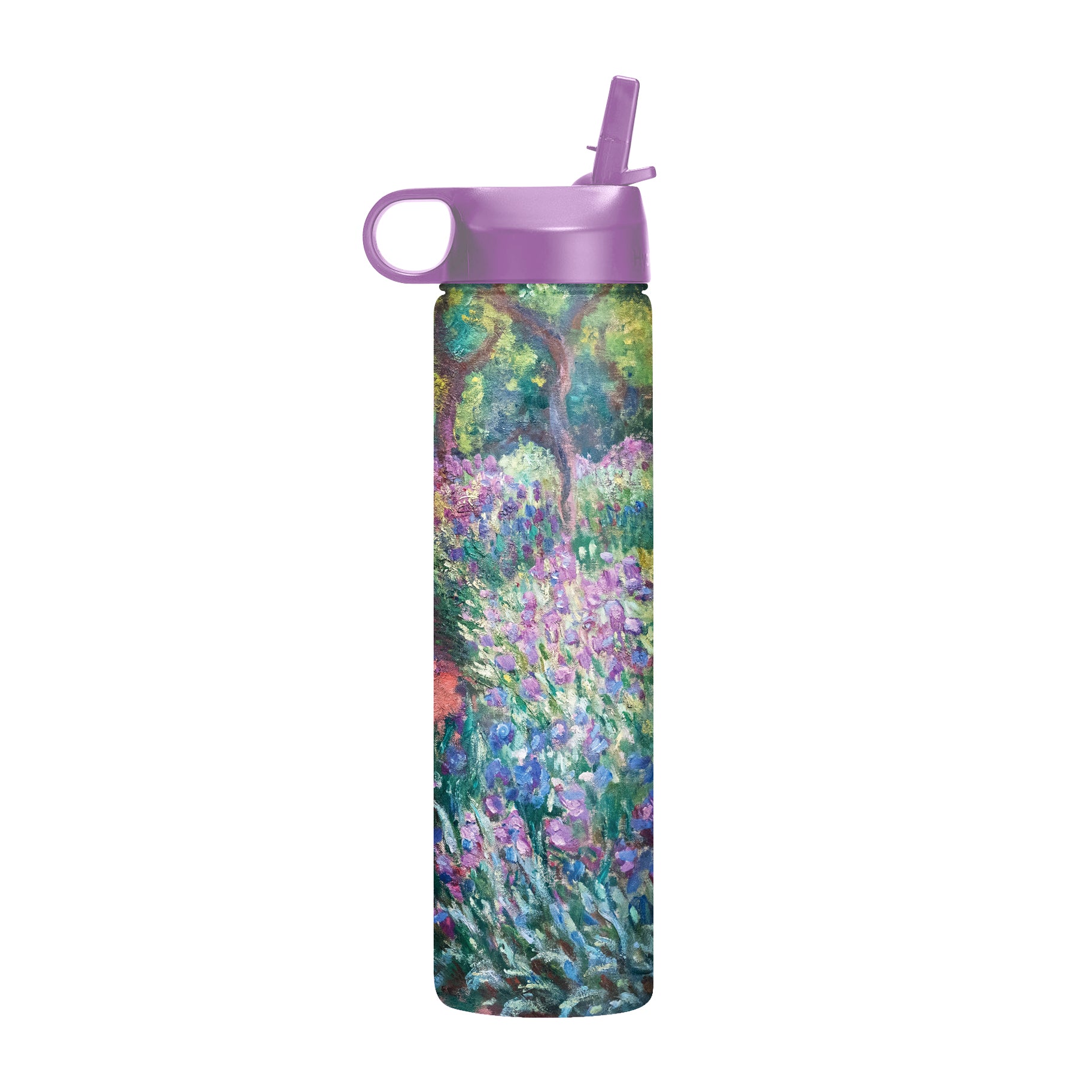 24 oz Water Bottle - Monet Garden at Giverny
