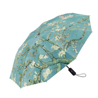 van Gogh Almond Blossom Travel Umbrella – Compact, One-Touch Open & Close