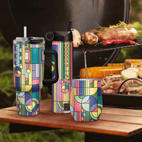 24 oz Water Bottle - Frank Lloyd Wright "Saguaro Forms"