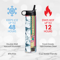 24 oz Water Bottle - Frank Lloyd Wright "Saguaro Forms"