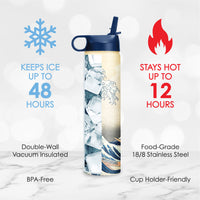 24 oz Water Bottle - Hokusai "The Great Wave"