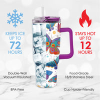 30 oz Tumbler - Laurel Burch "Mariposas"