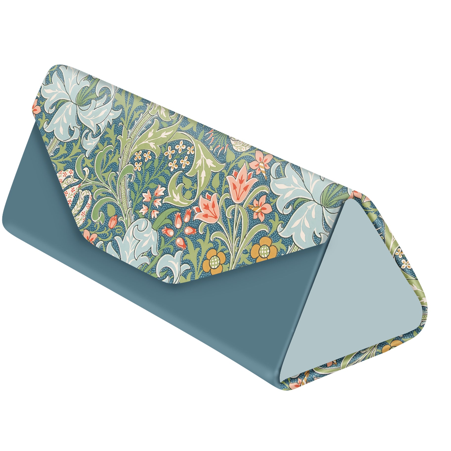 William Morris "Golden Lily" Folding Glasses Case – Compact & Protective