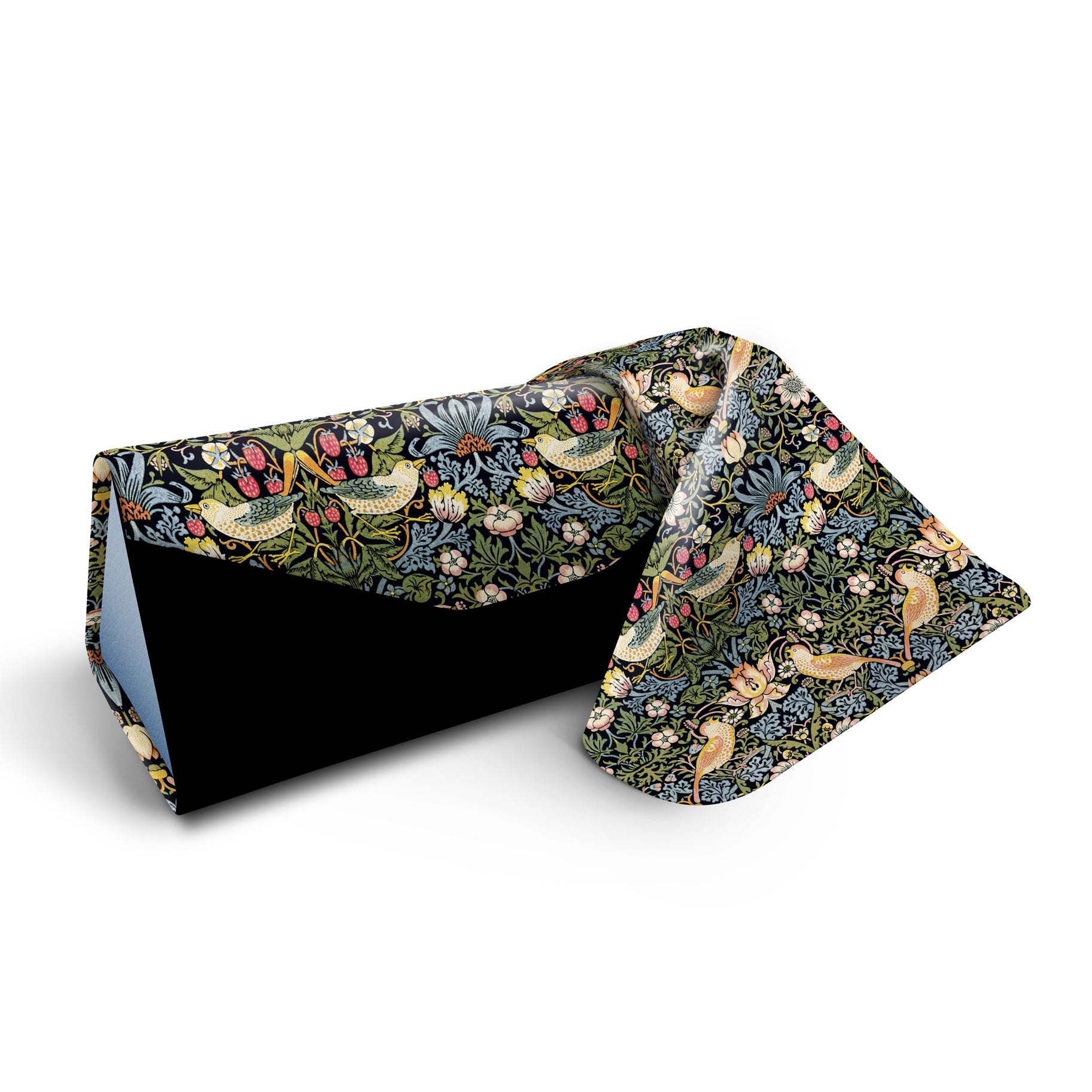 William Morris "Strawberry Thief" Folding Glasses Case – Compact & Protective