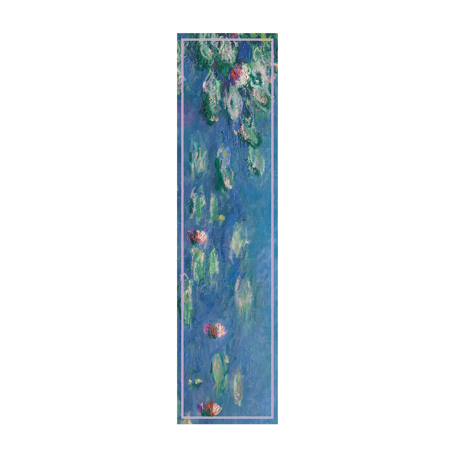 Monet Water Lilies Long Sheer Scarf – Lightweight, Elegant, Silky-Soft